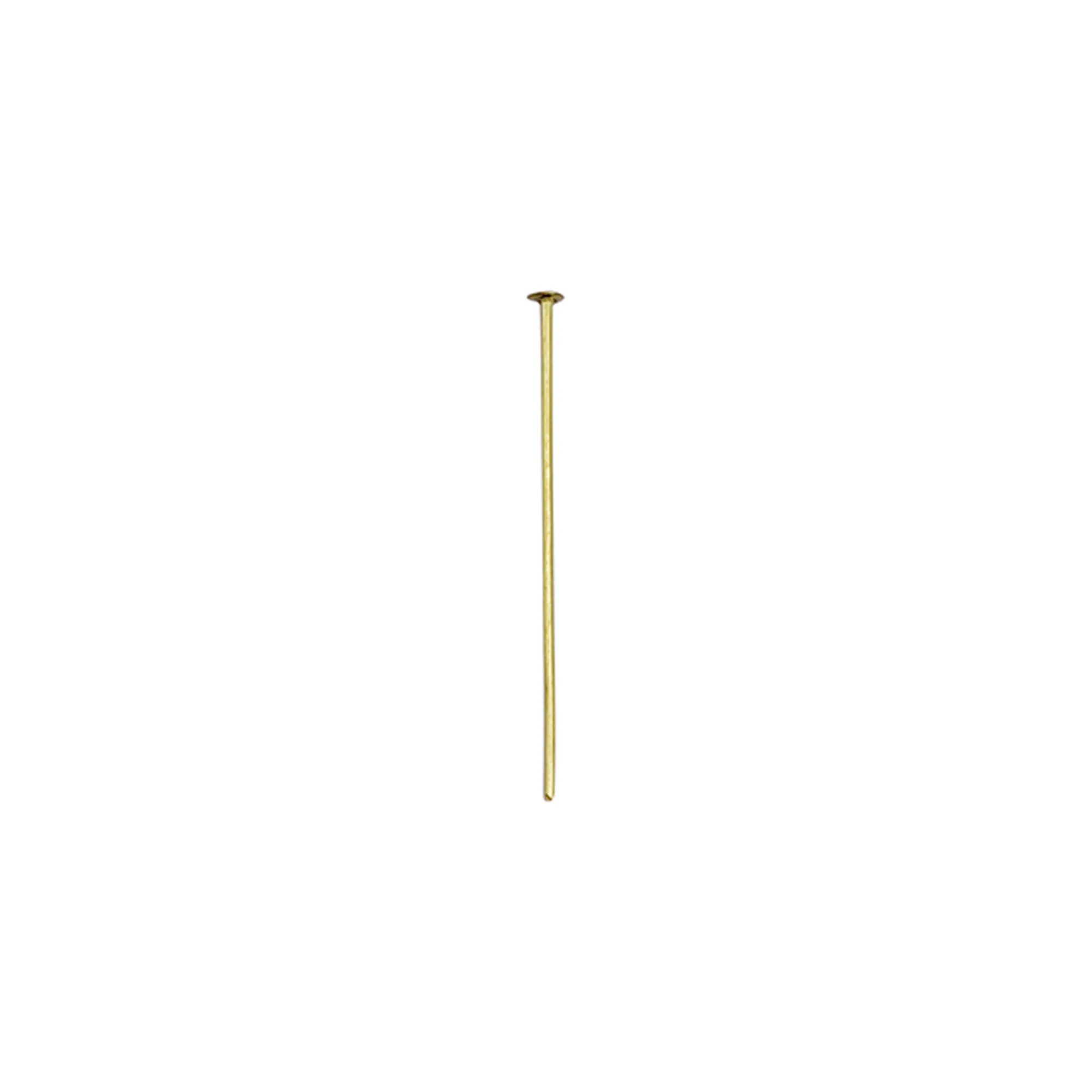 Flat Head Pins Gold Finish 38mm C90012  Diyas Crystal Pin